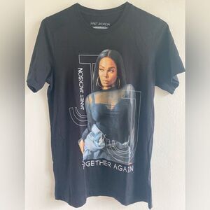 Janet Jackson Together Again Tour Graphic Tee Size M Pop art Concert